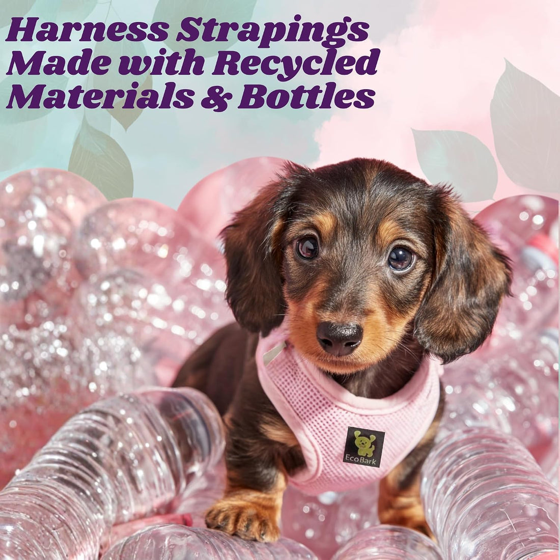 EcoBark XXS Dog Harness, Soft Step in Teacup Puppy Mesh Vest