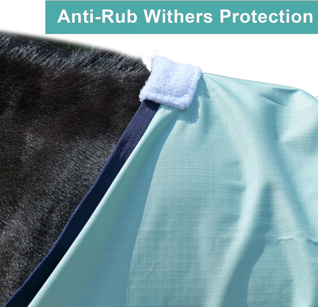 600D Horse Rain Sheet Turnout Blanket (No Fill) Ripstop 78 in