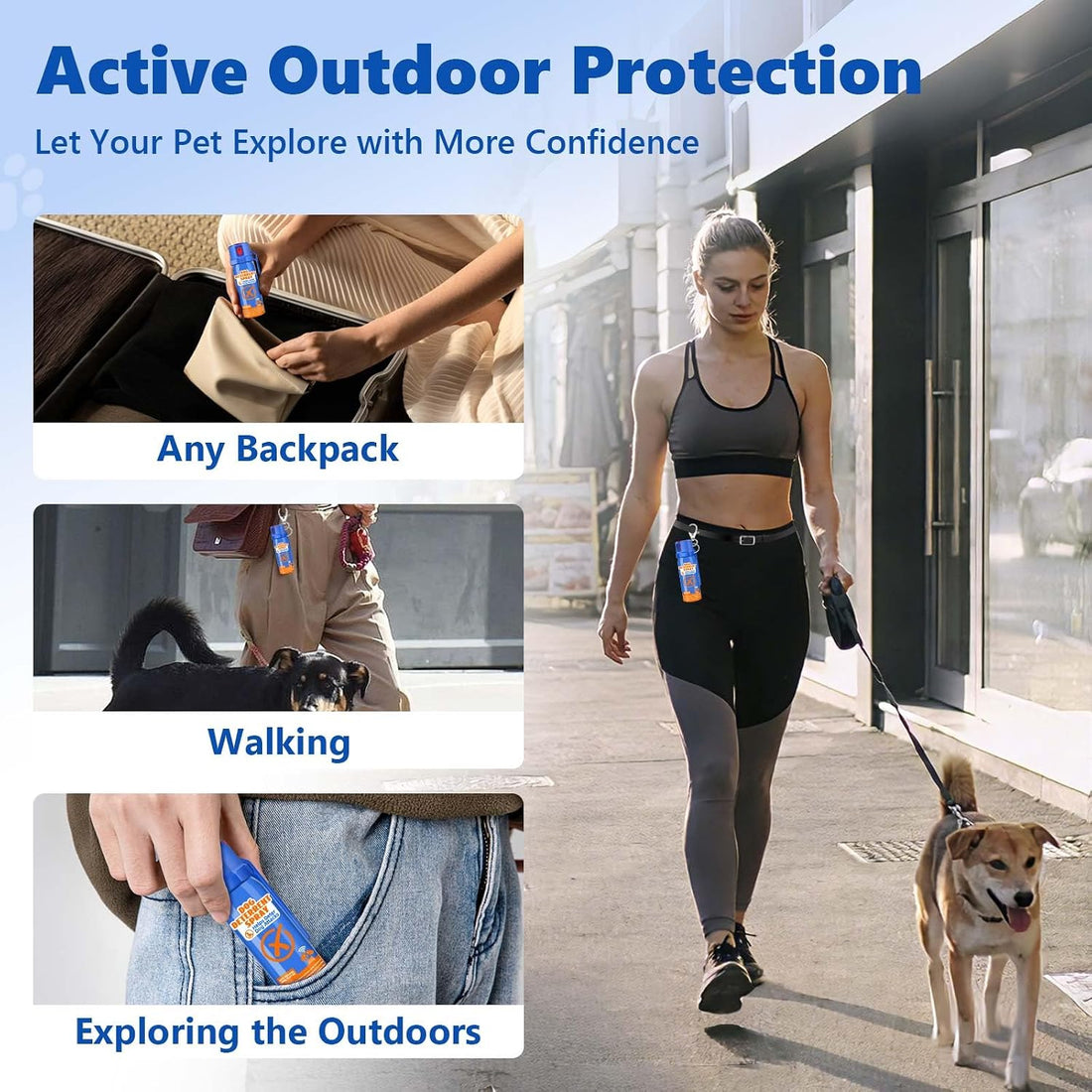 Genolix Citronella Dog Deterrent Spray, Animal Deterrent Spray