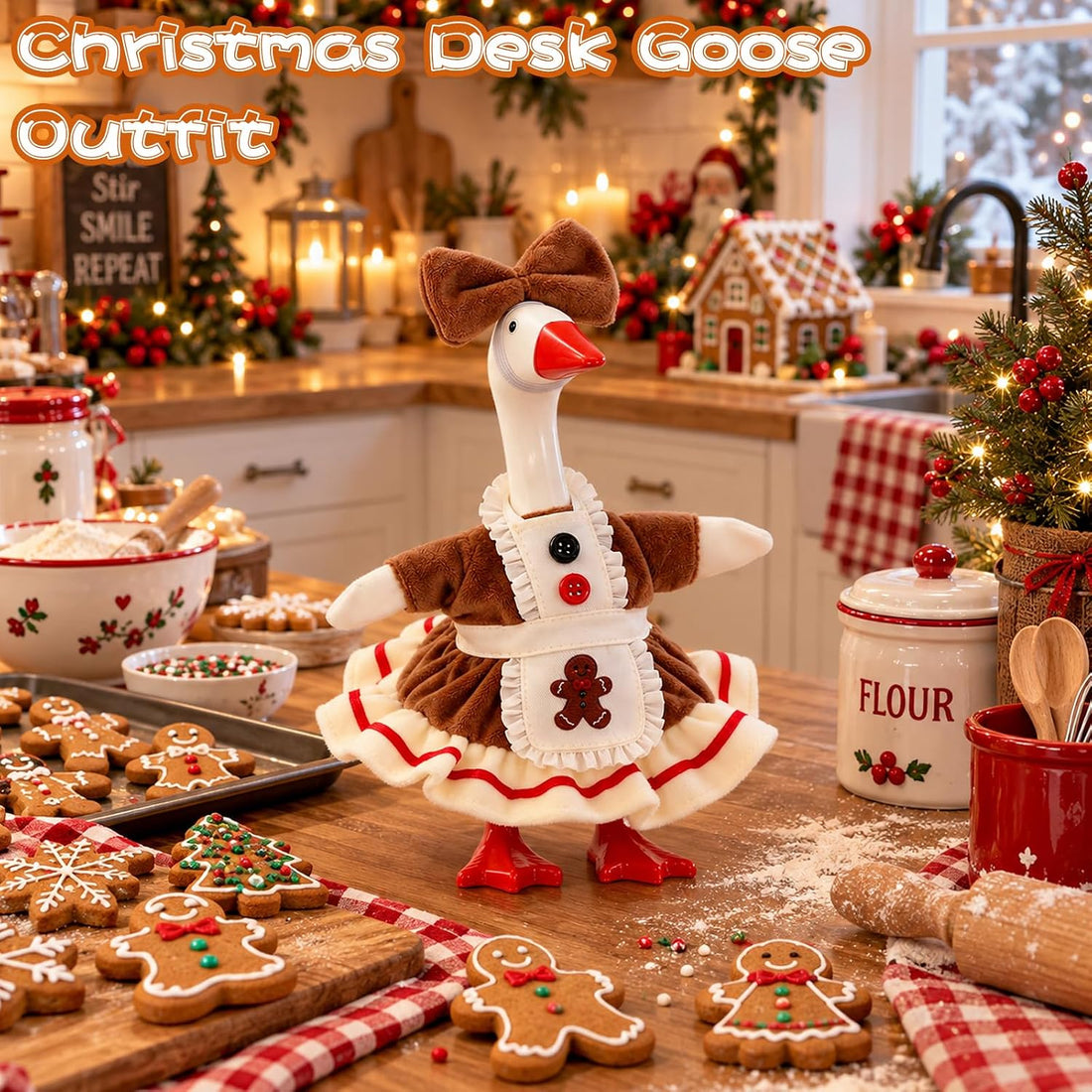 7 Inch Mini Desk Goose Outfits