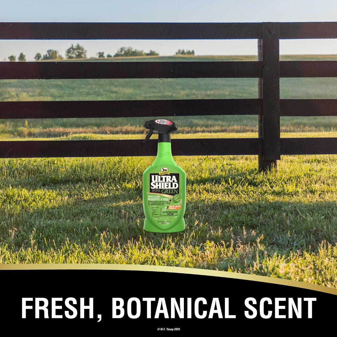 Absorbine UltraShield Green Natural Insect Repellent, 32 oz Sprayer