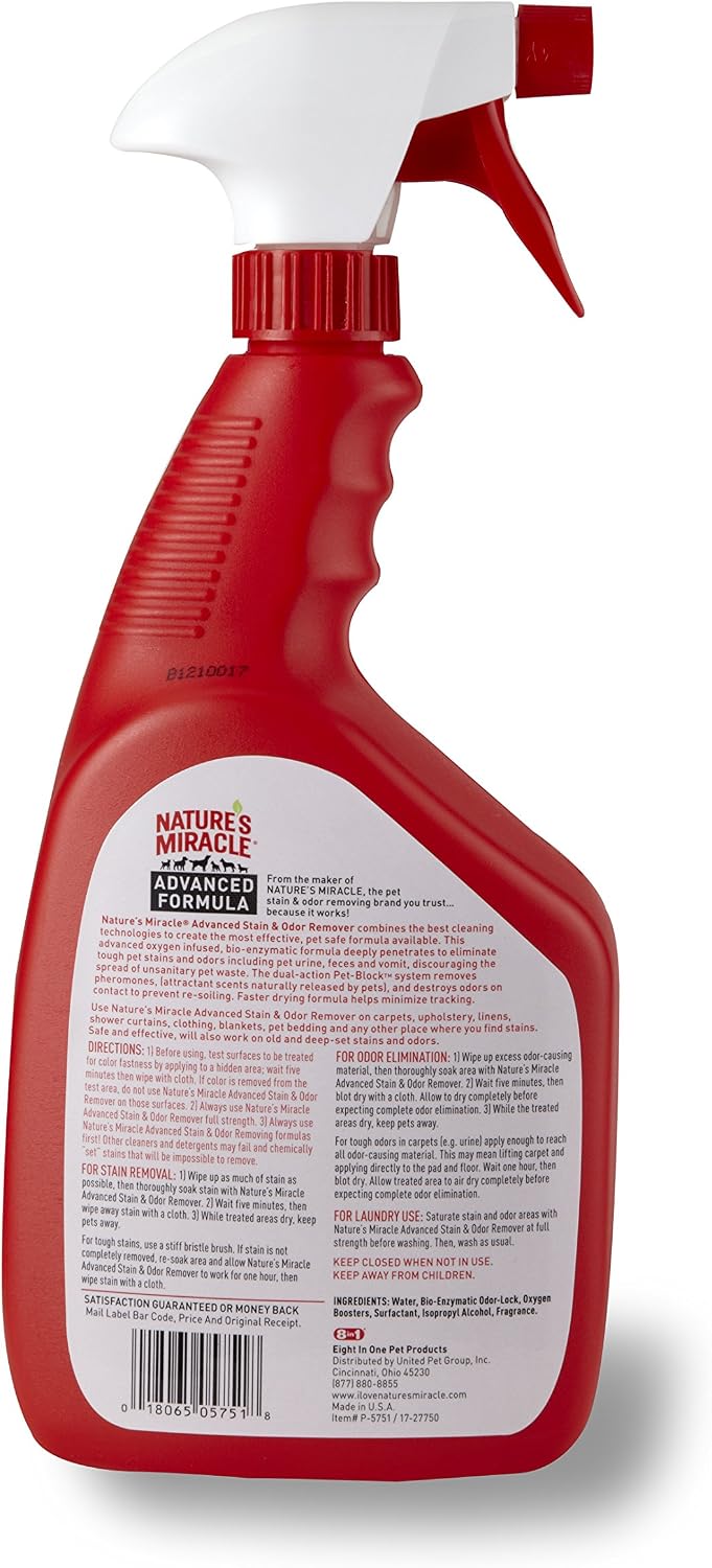 Nature's Miracle Advanced Pet Trigger Sprayer, 32-Ounce