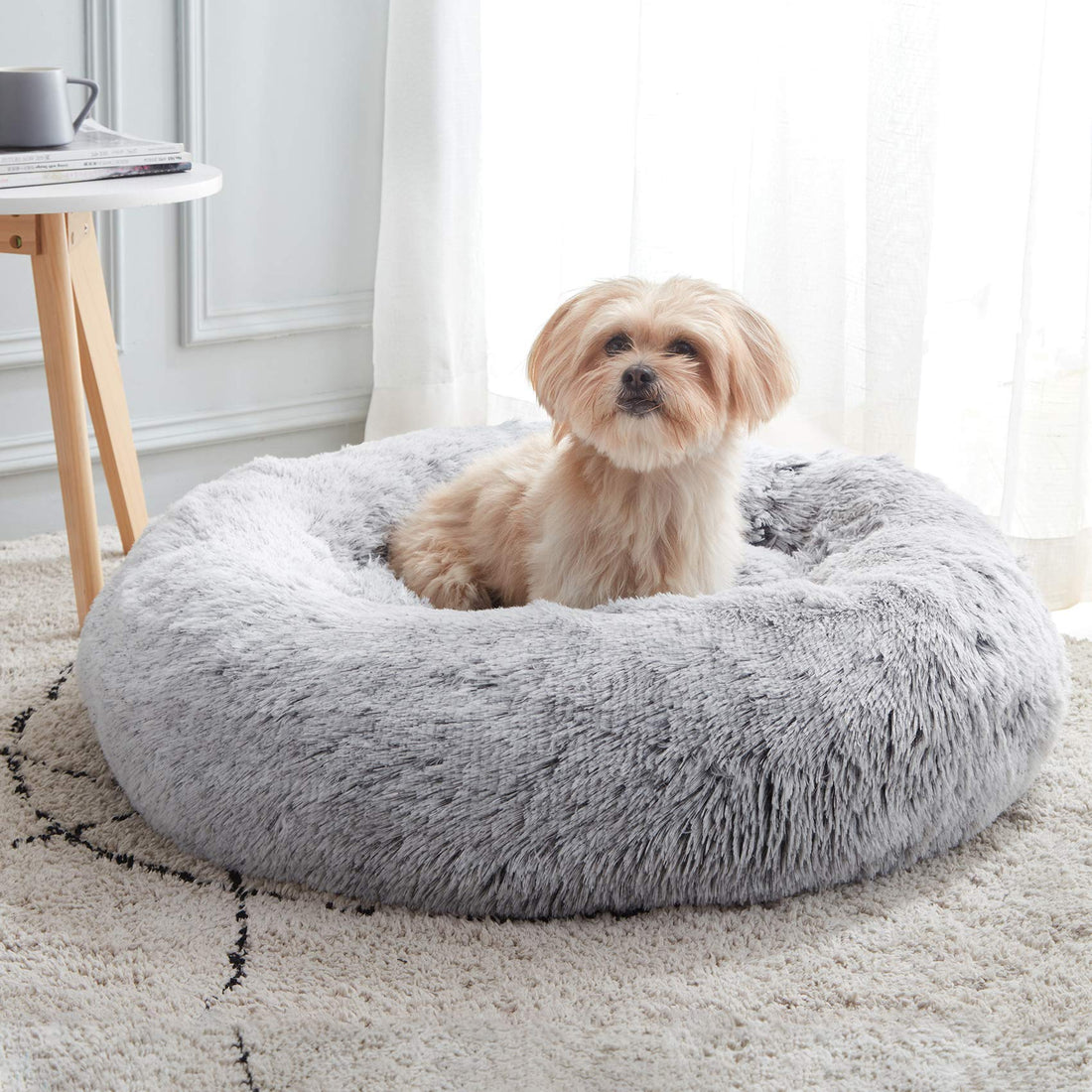 WESTERN HOME WH Calming Soft Round Dog & Cat Bed