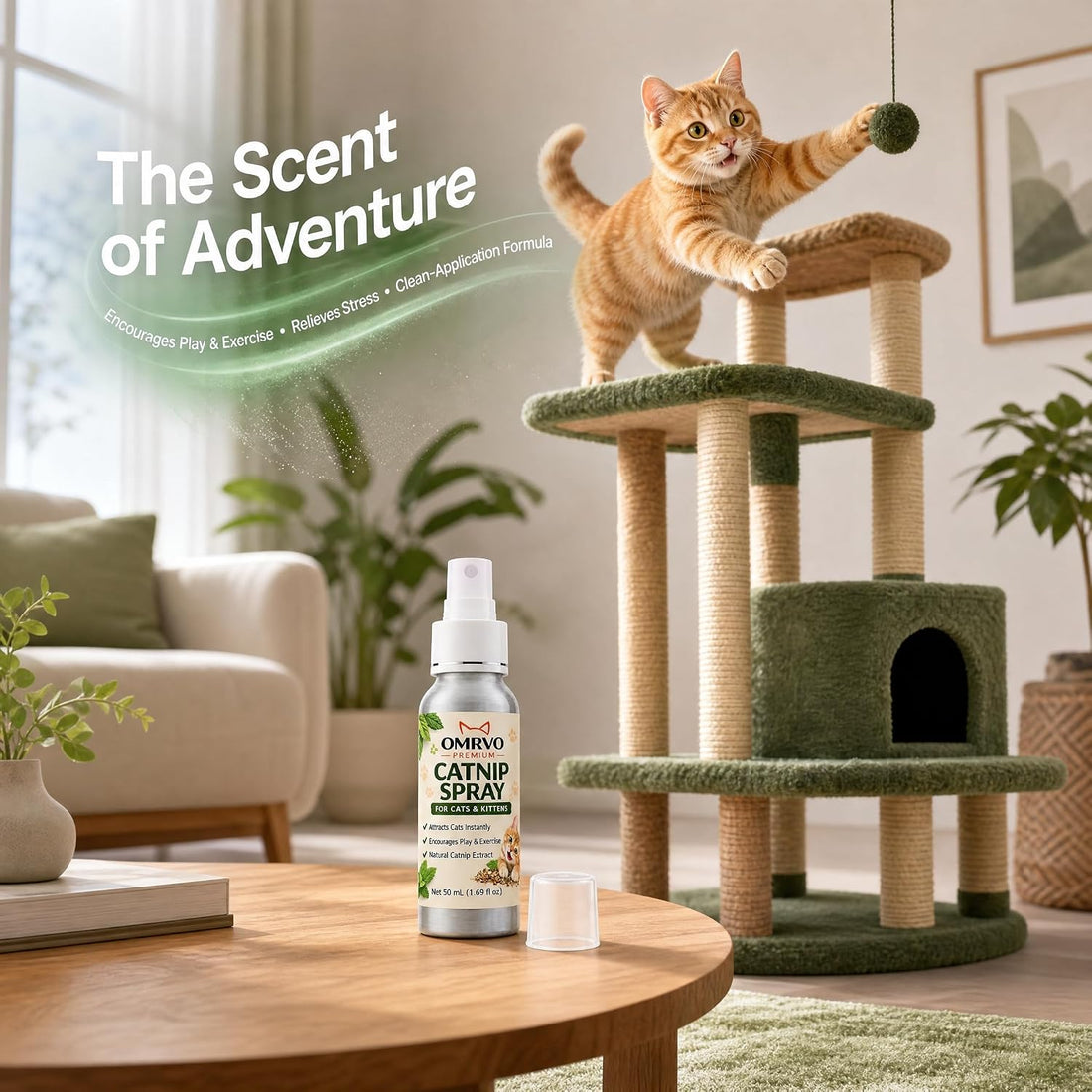 OMRVO Catnip Spray for Cats & Kittens