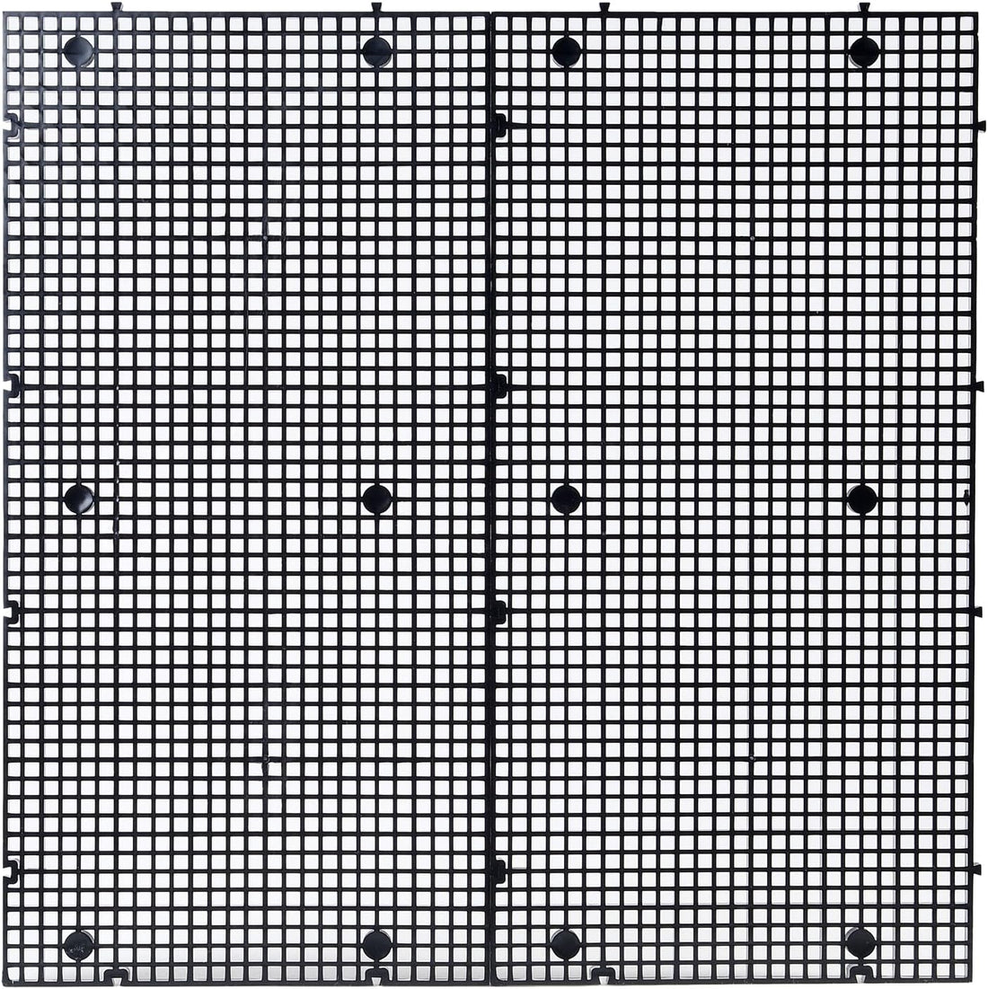 ALEGI Aquarium Grid Isolate Board Divider Fish Tank Bottom Black