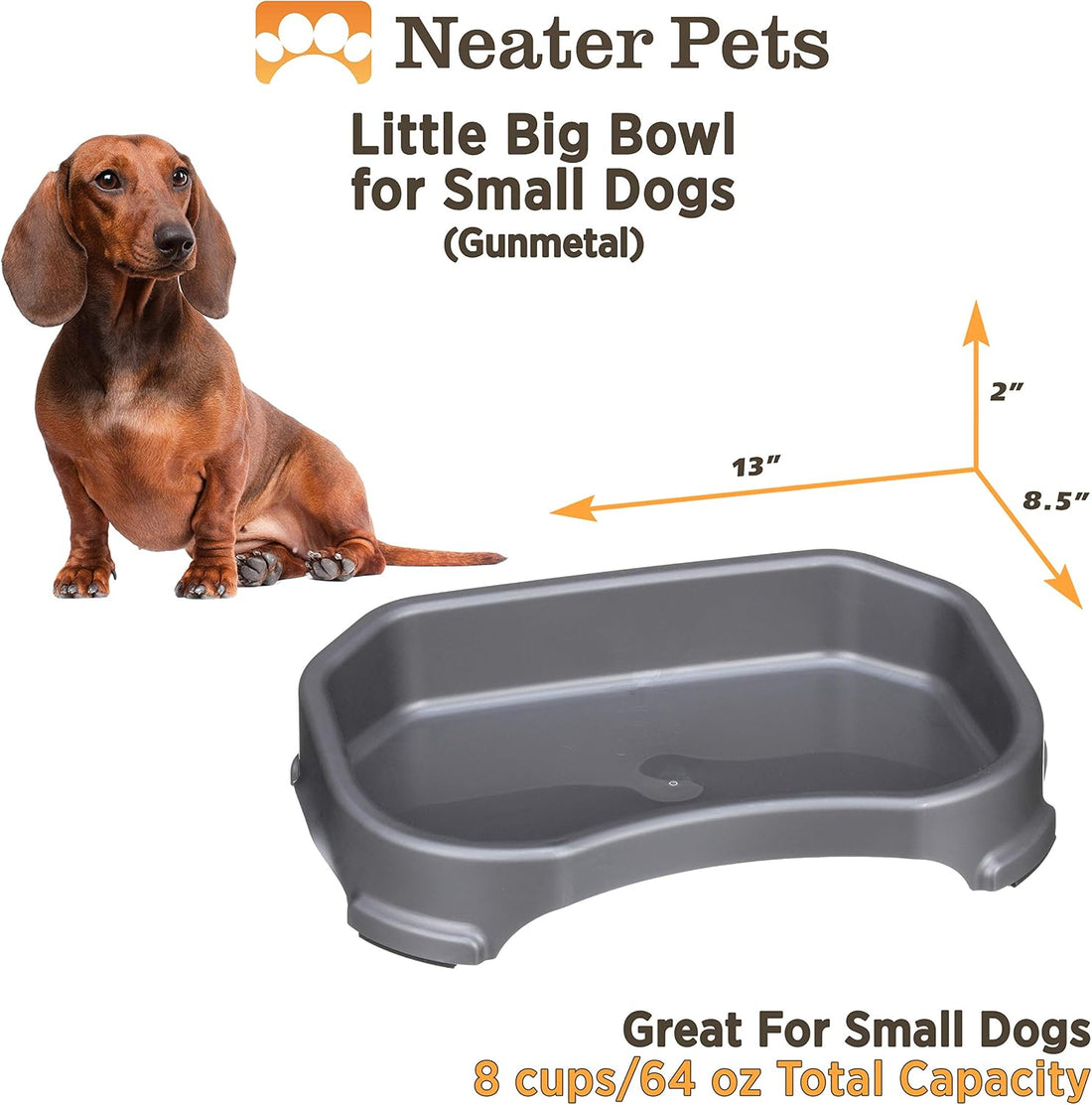 Neater Pet Brands Large Capacity Outdoor Dog Water Bowl for Small Dogs