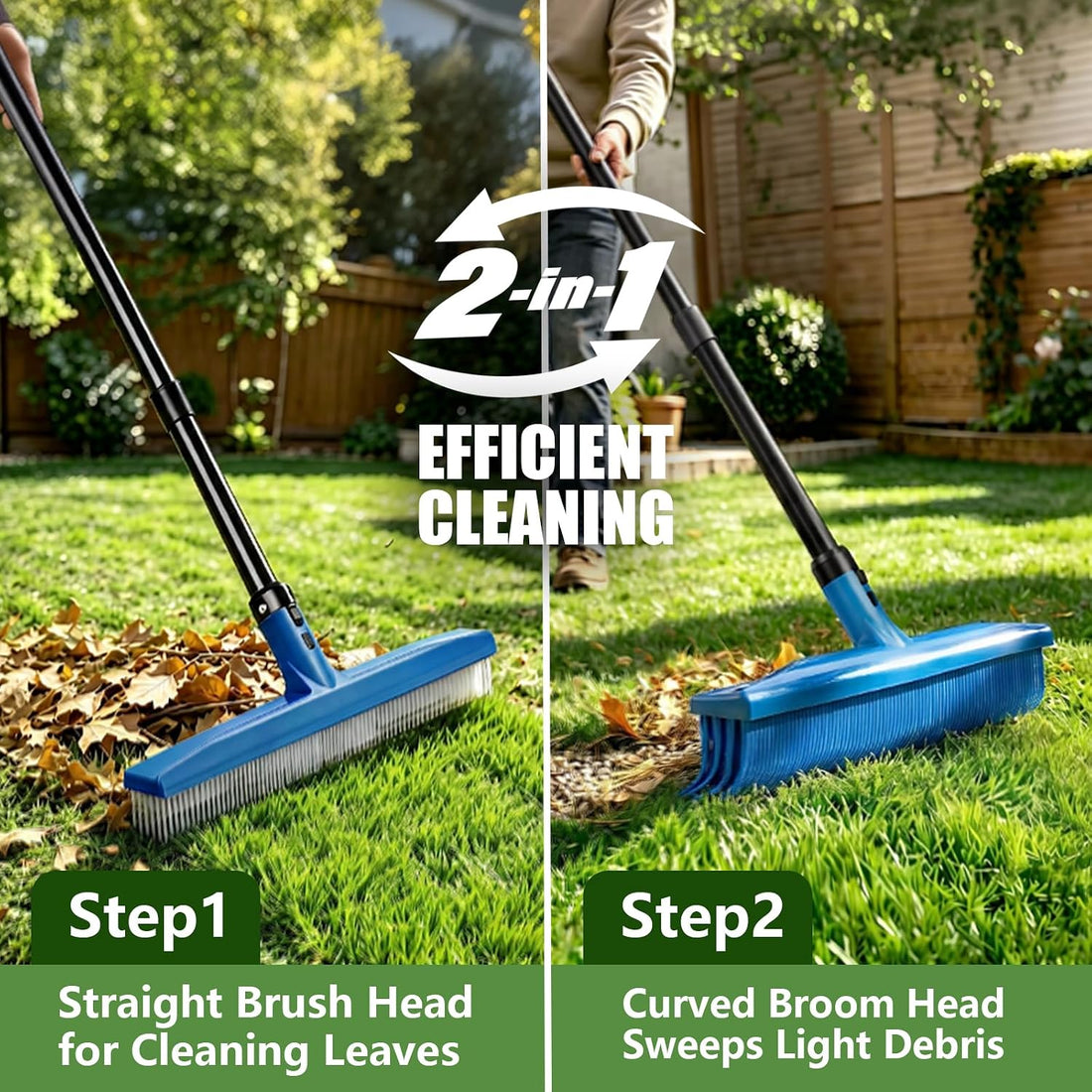 Gardtech 2-in-1 Artificial Turf Rake Brush for Grass