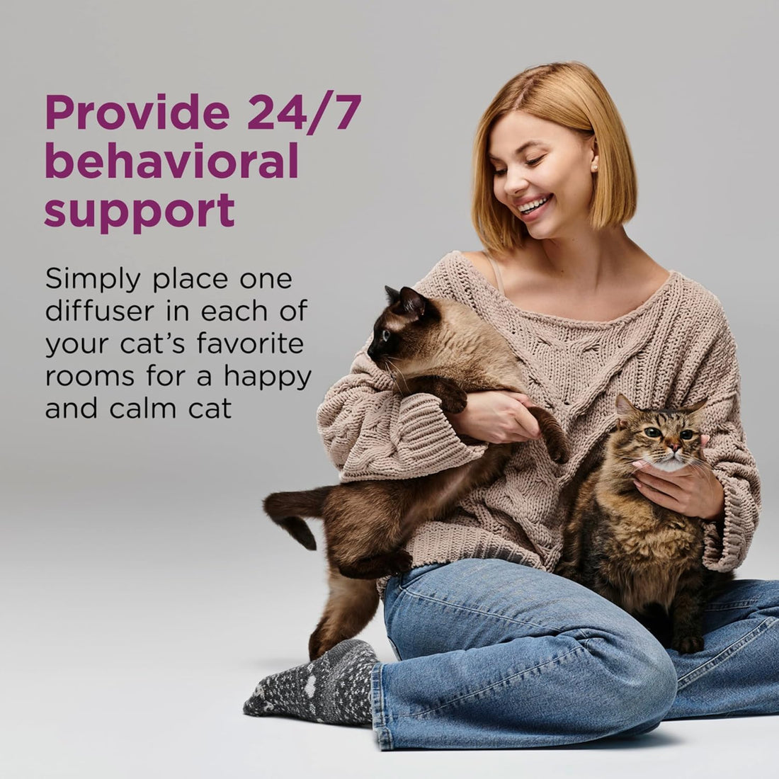 COMFORT ZONE Value Kit; 3 Multicat Diffusers & 6 Refills