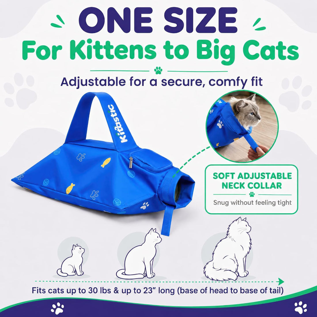 Cat Carrier Pouch - Soft Calming Sling, Vet, Grooming