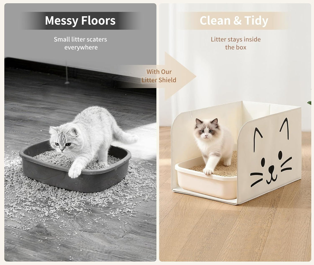 Qozary Cat Litter Box Enclosure