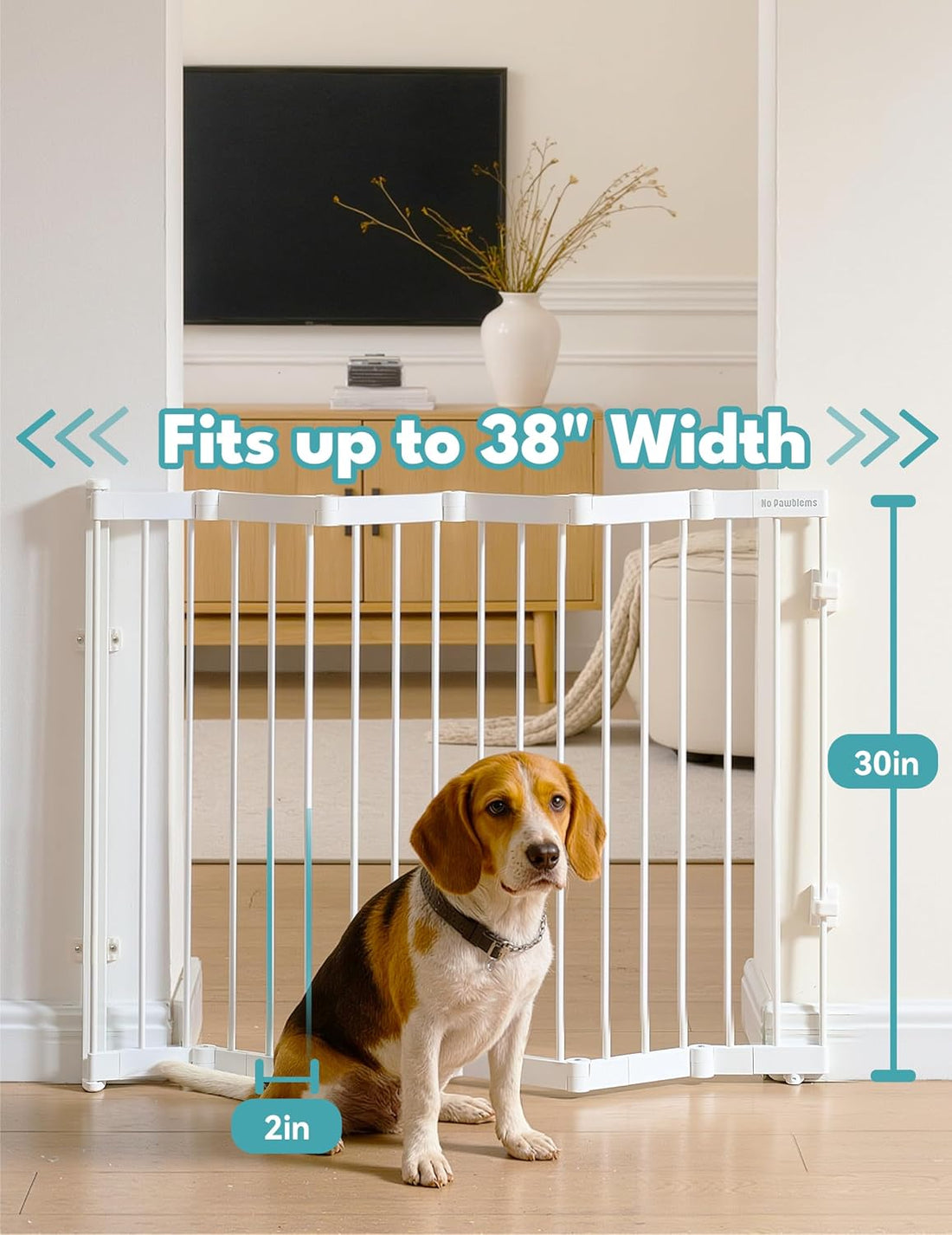 No Pawblems Retractable Safety Gate