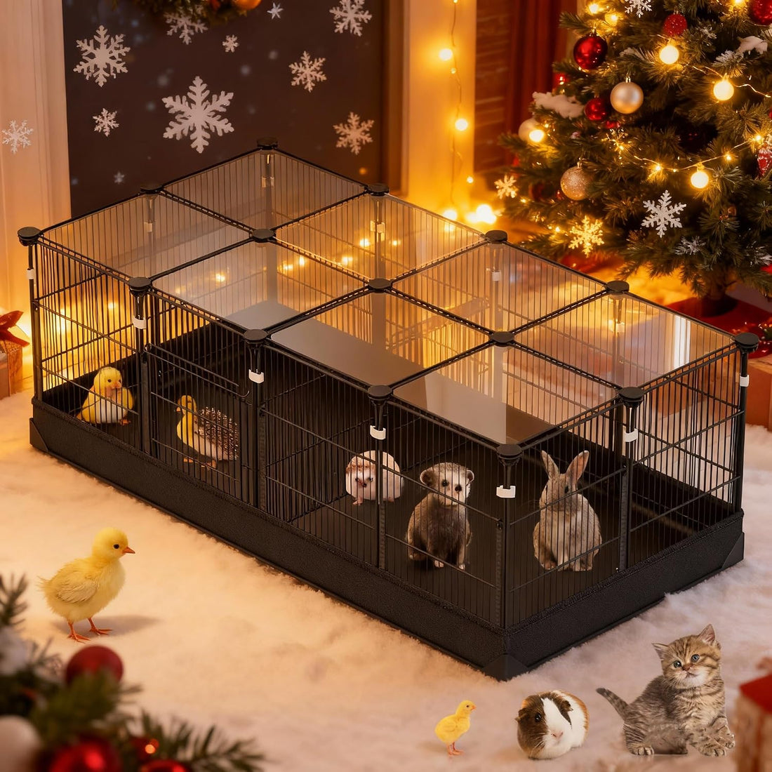 22 Panels Small Animal Playpen
