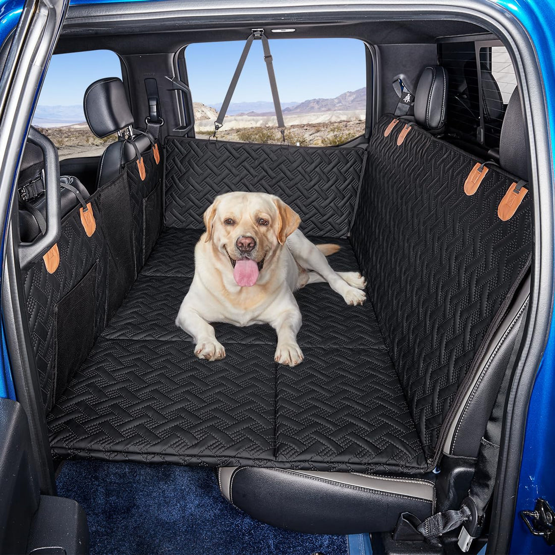 MAXFUT Dog Back Seat Extender for Truck,Truck Dog Seat Cover Back