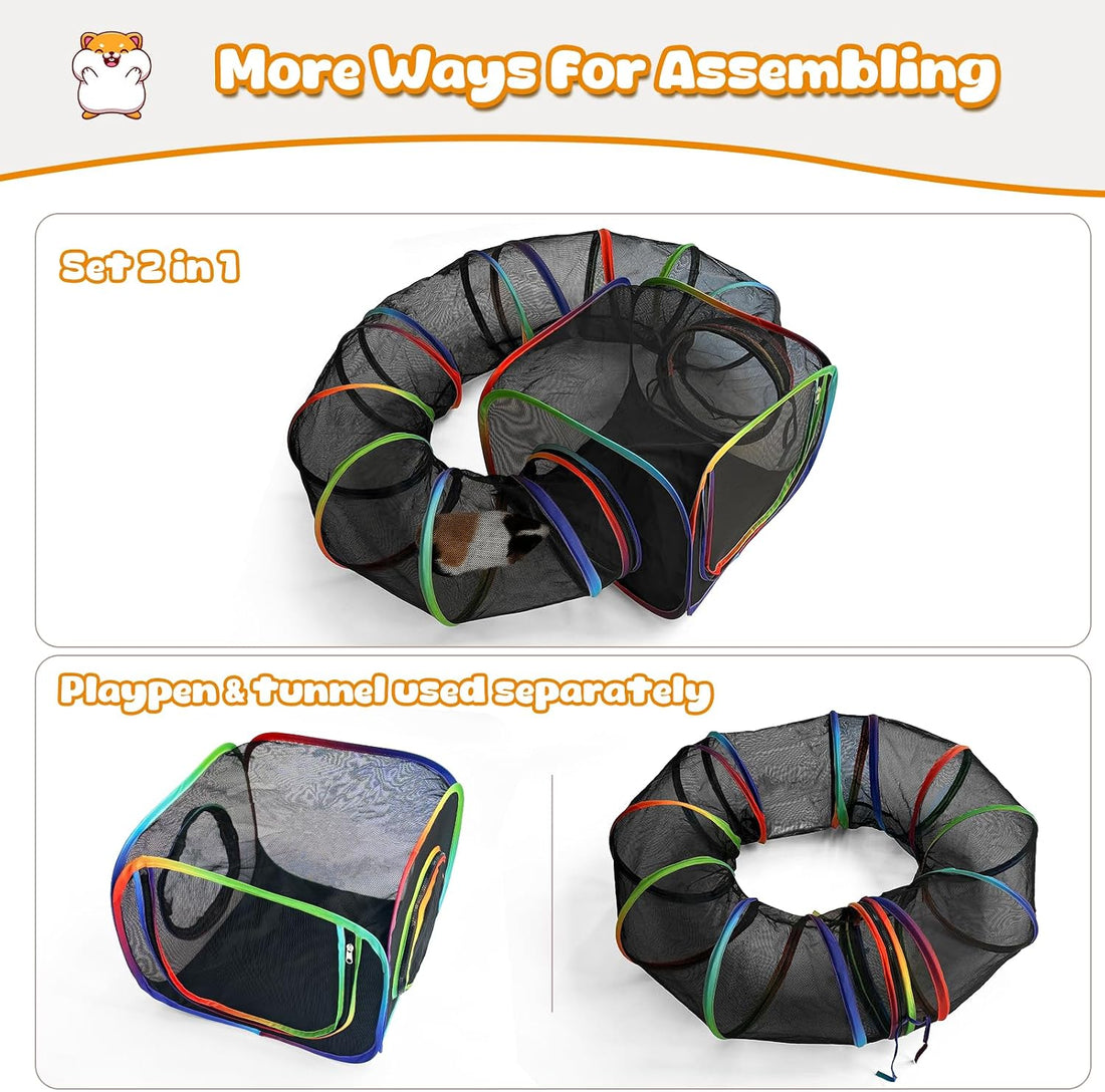 Guinea Pig Playpen with Tunnel