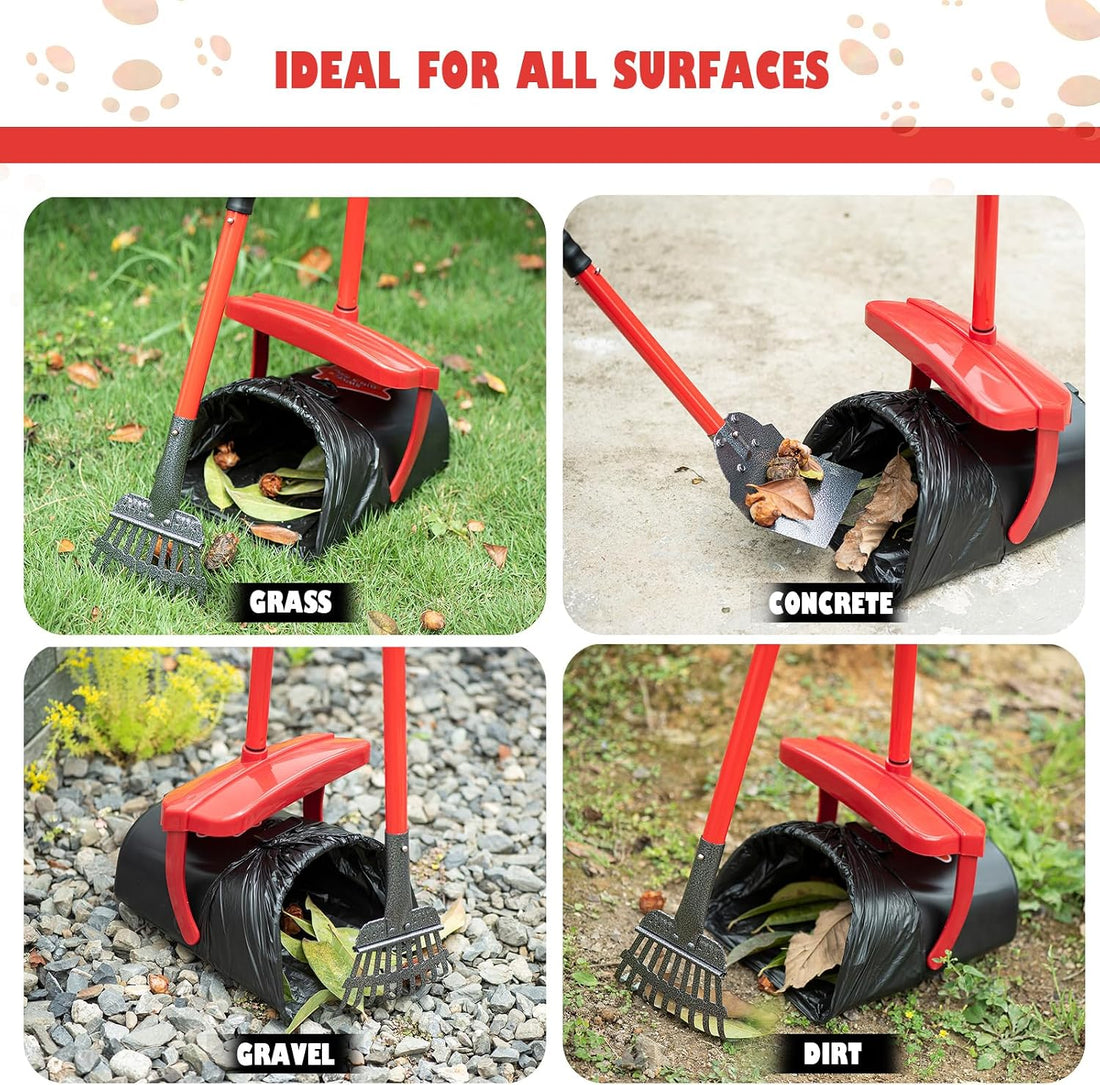 HUZSV Pooper Scooper with 40.16" Long Handle