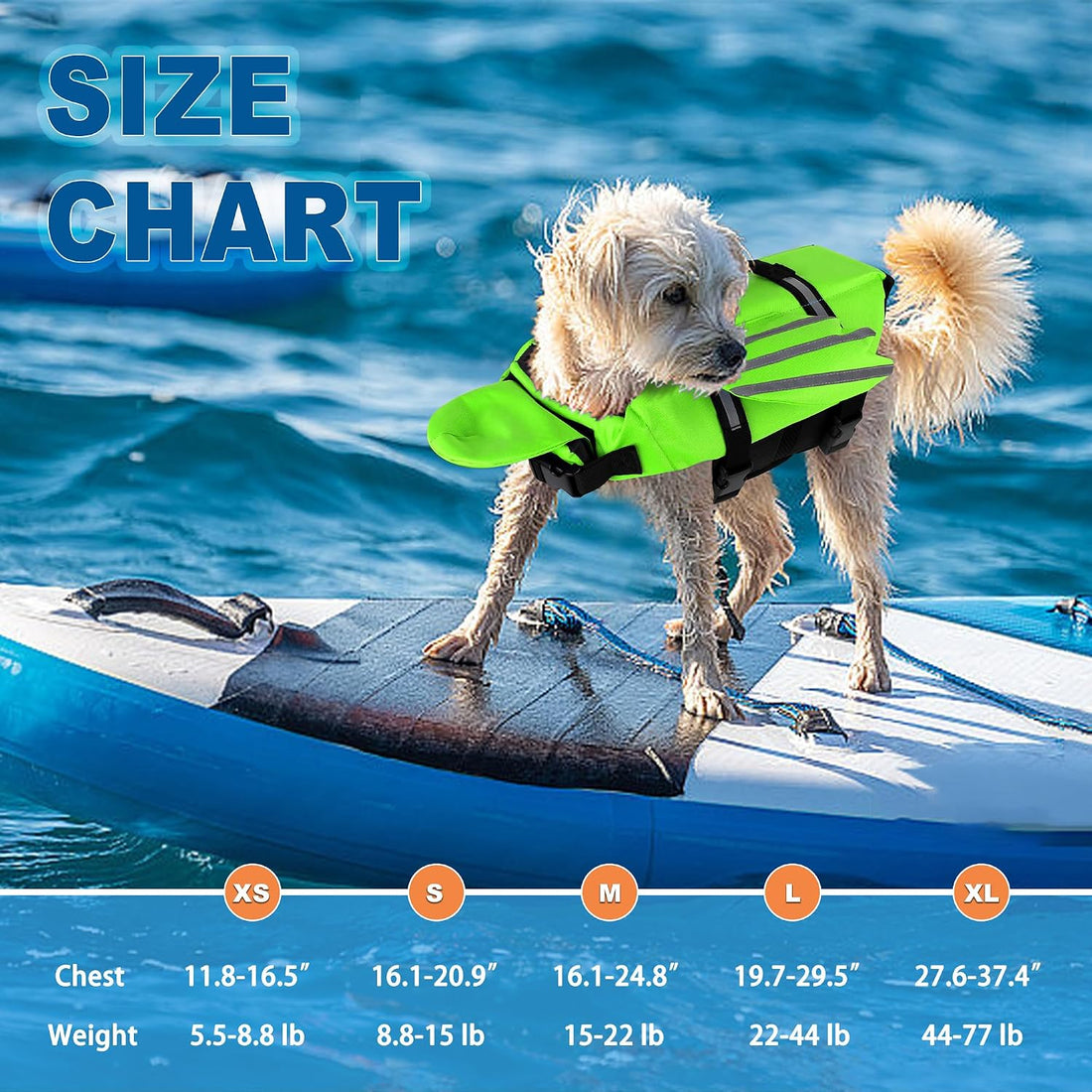 Petglad Dog Life Jacket, Cute Wings Adjustable Dog Life Vest