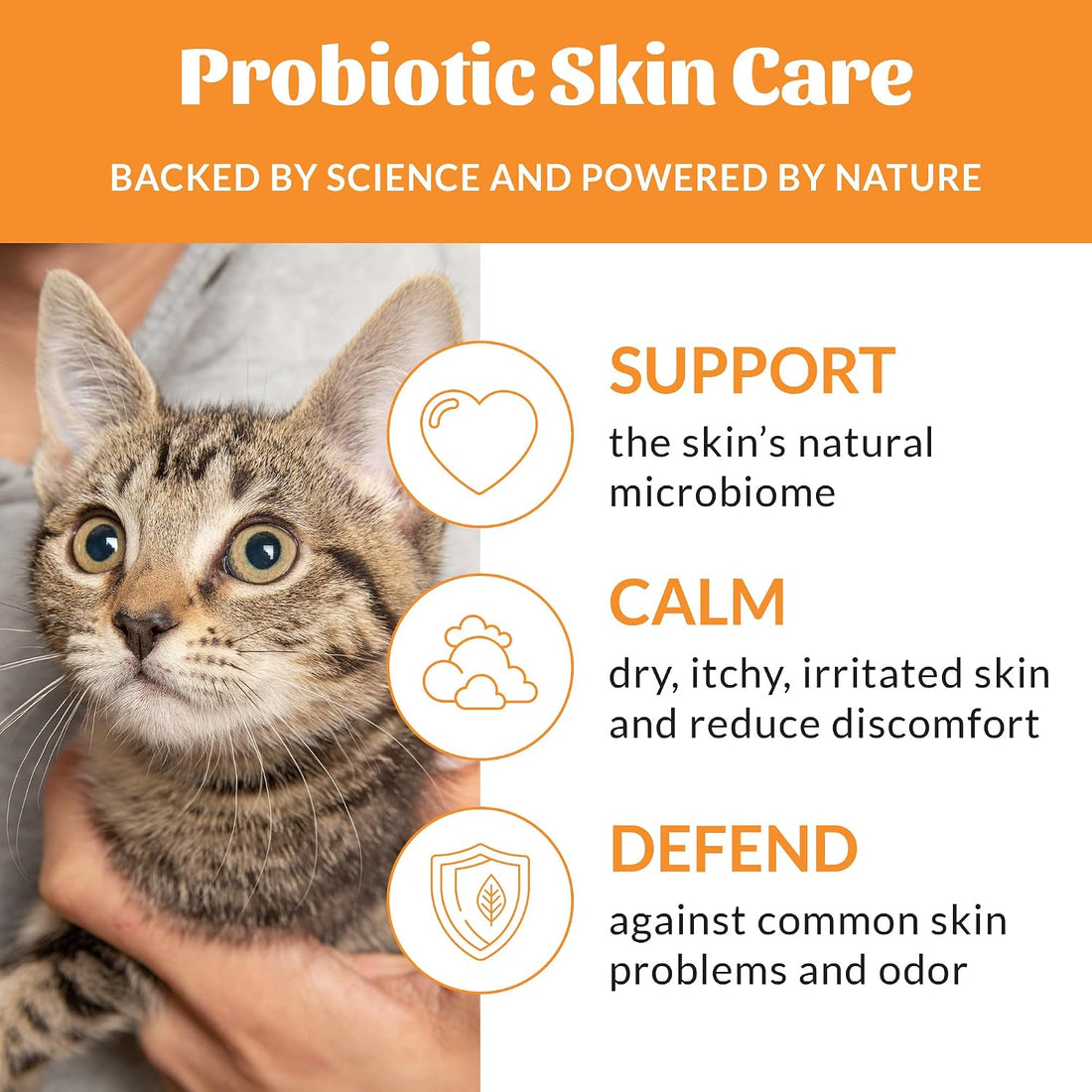 SKOUT'S HONOR Probiotic Cat Shampoo & Conditioner with Avocado Oil