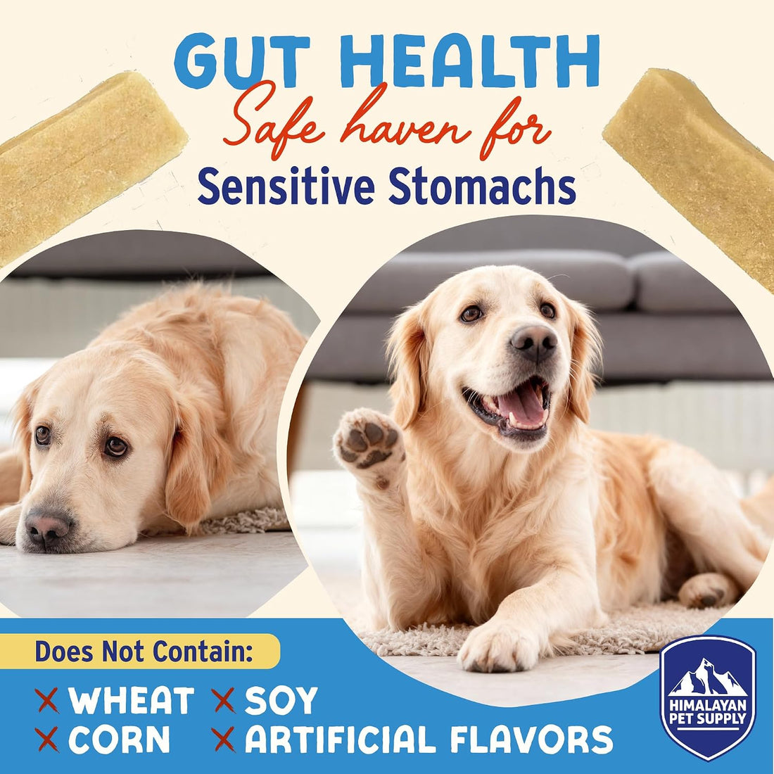 Himalayan Dog Chew Yogurt Sticks, Peanut Butter