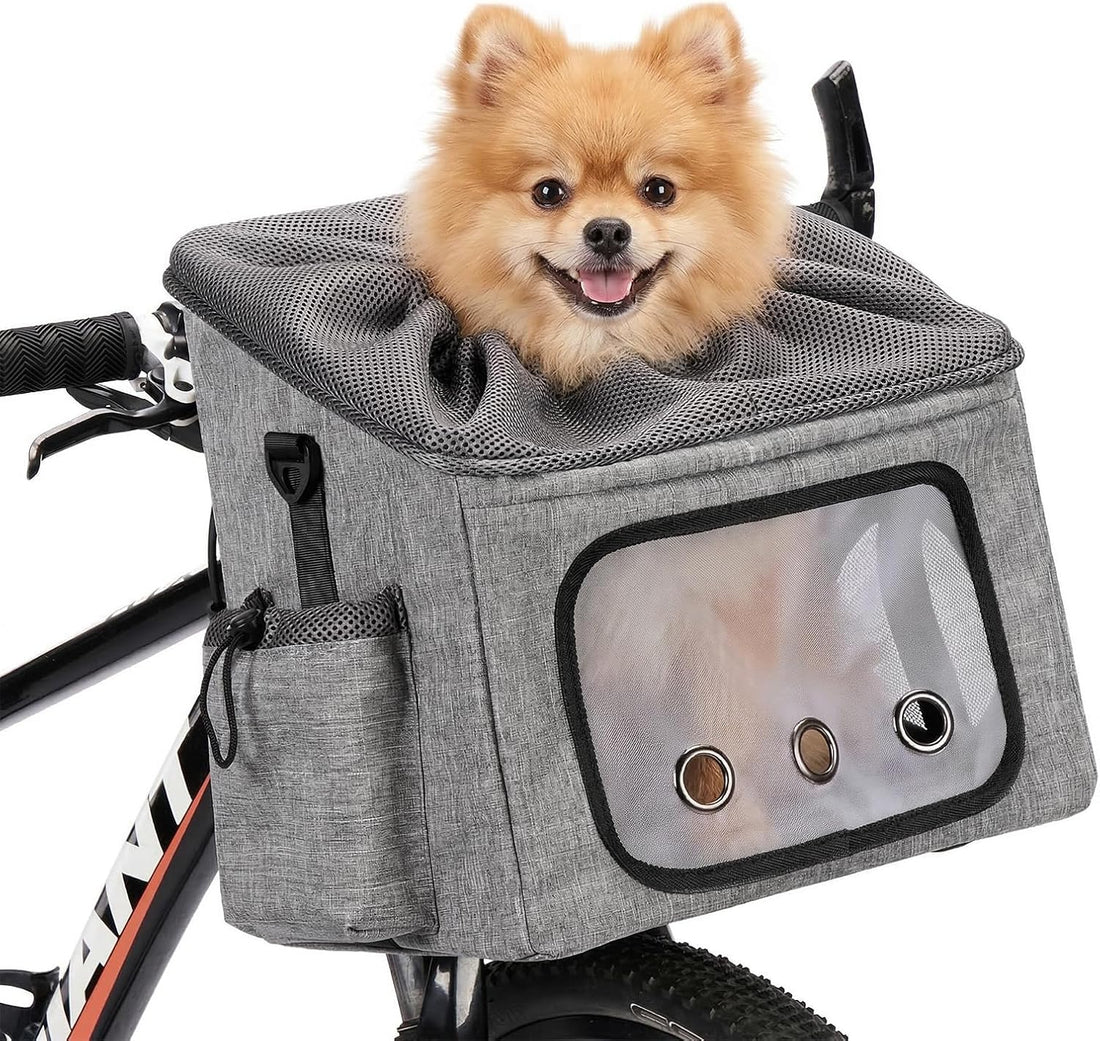 Ownpets Large Bike Front Basket Pet Carrier
