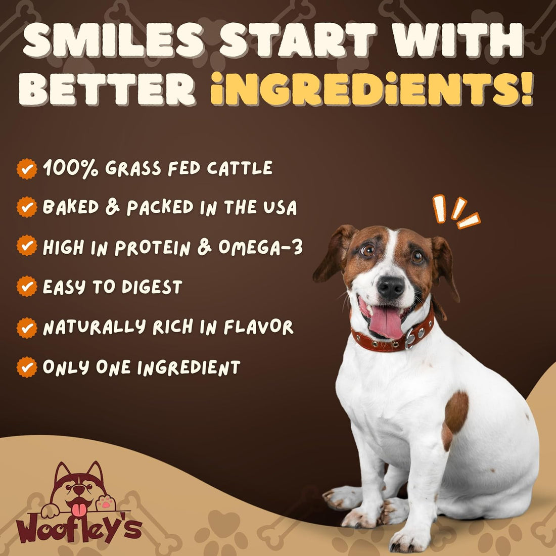 Woofley's 4-5" Bulk Bully Sticks - - Bully Sticks for Dogs