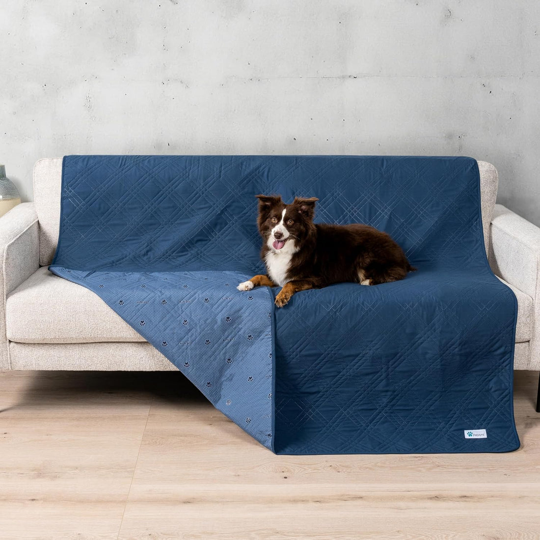 PetAmi Waterproof Couch Cover for Dog Nonslip Bed Sofa Blanket, 52x82