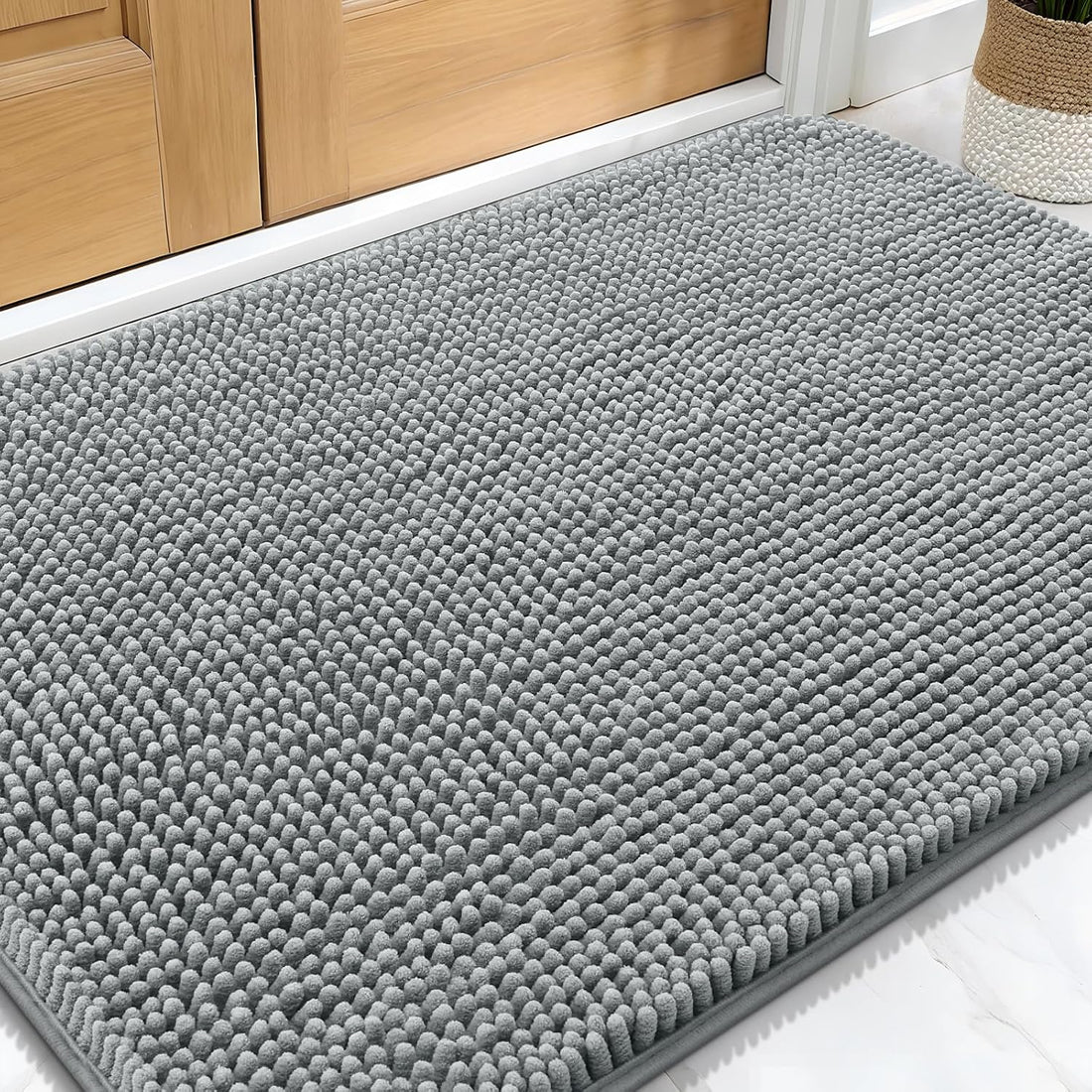 OLANLY Dog Door Mat for Muddy Paws 30x20