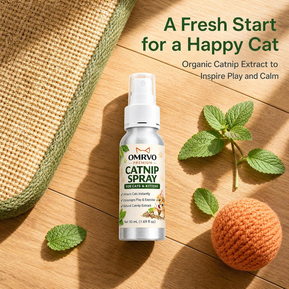OMRVO Catnip Spray for Cats & Kittens