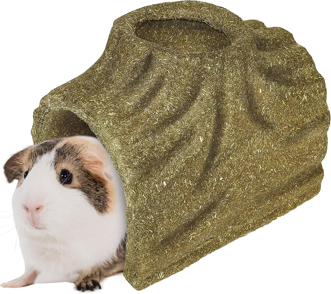 Kaytee Premium Timothy Treat Hideout for Rabbits, Guinea Pigs, Large