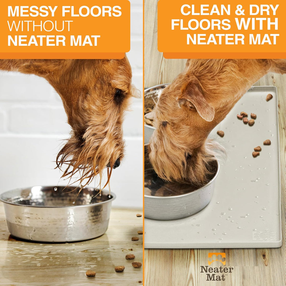 Neater Pet Brands Neater Mat Pet Mats for Food and Water