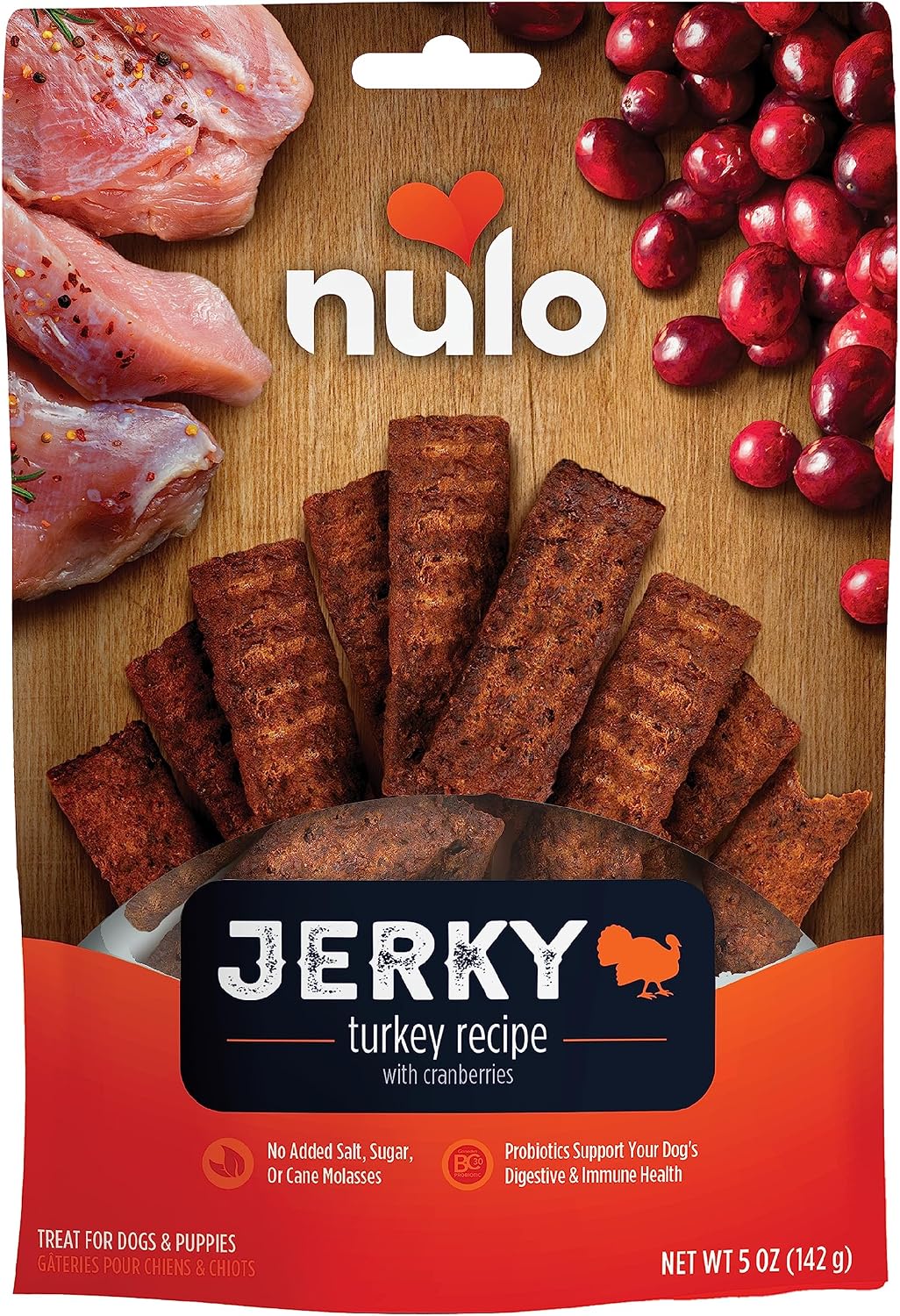 Nulo Premium Jerky Strips Dog Treats