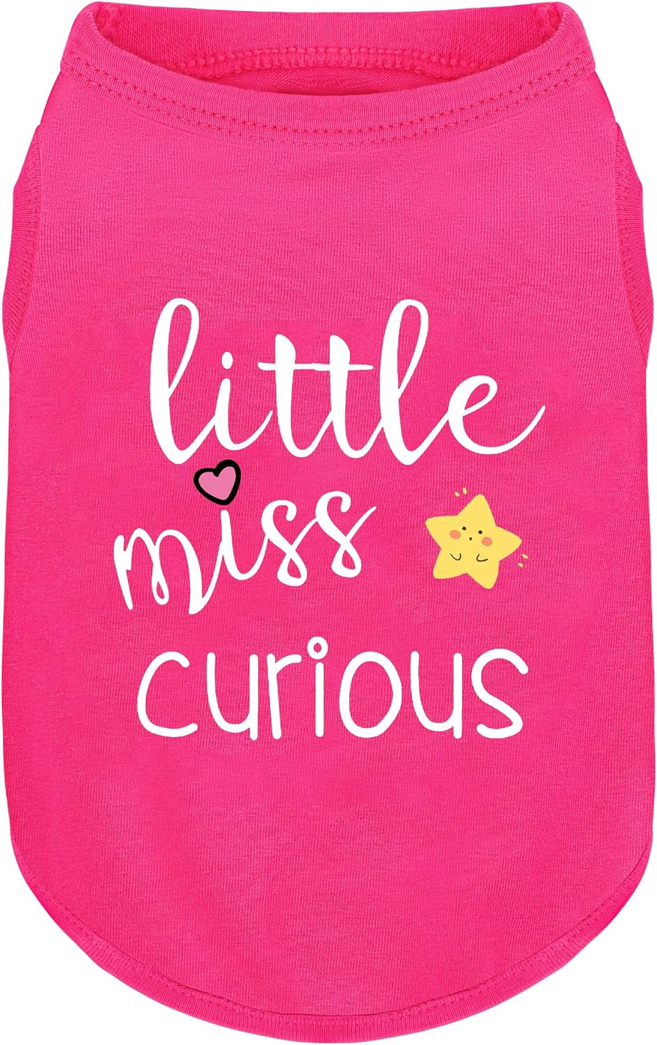 Pink Cotton Dog Shirt with 'Little Miss Princess' Print