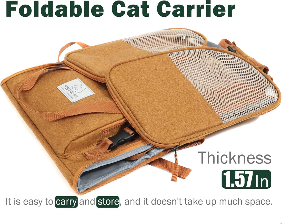 Cat Backpack Expandable, Cat Carrier for Travel & Hiking