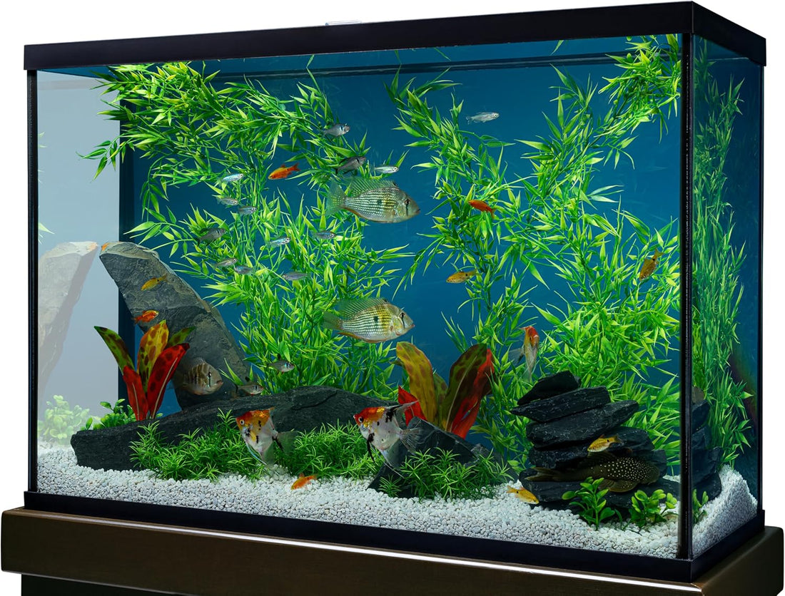 GloFish Artificial Bamboo Plant, Aquarium & Terrarium Décor, 3 ft