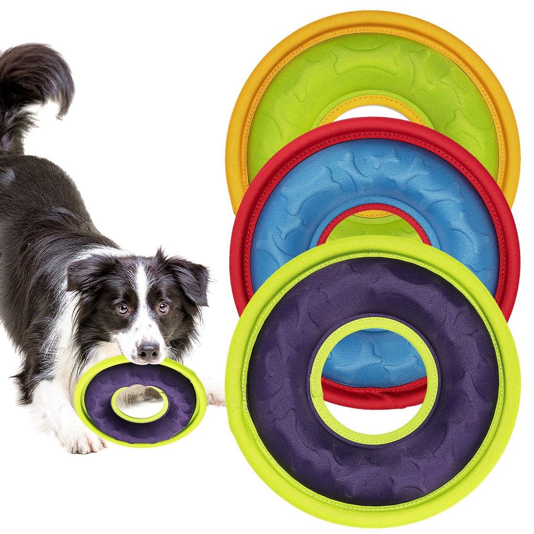 HONGEZEY 3 Pcs Flying Discs, Interactive Flyer Toys