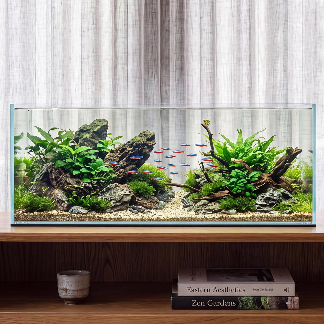 6.6 Gallon Rimless Low‑Profile Aquarium
