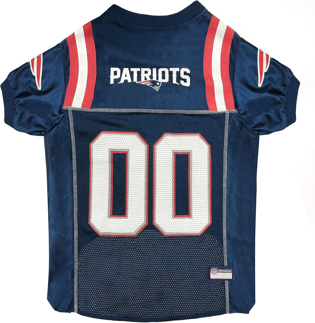 Pets First NFL New England Patriots Dog Jersey, Size XX-Large