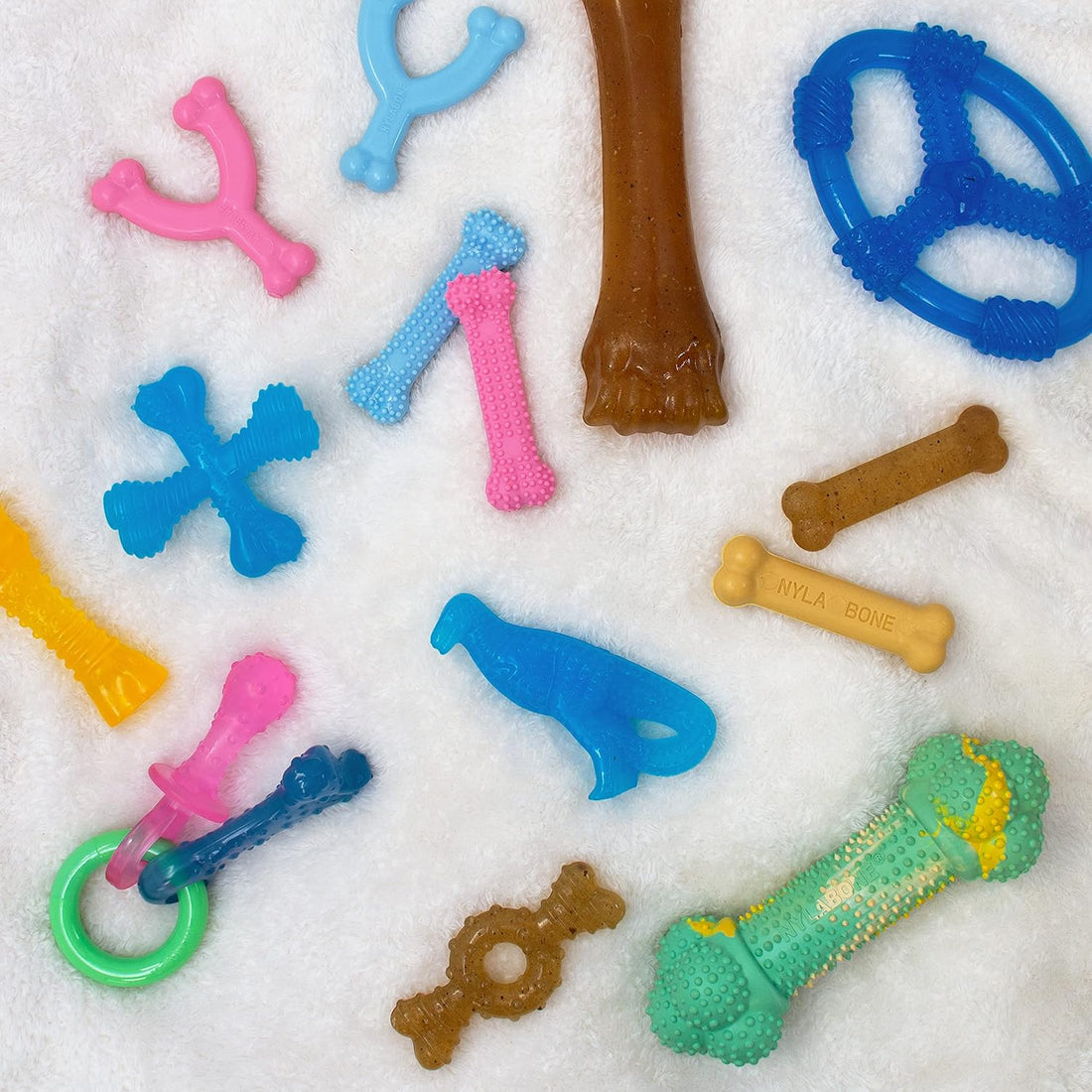 Nylabone Ring Bone Chew Toy for Puppies, Puppy Teething Toys