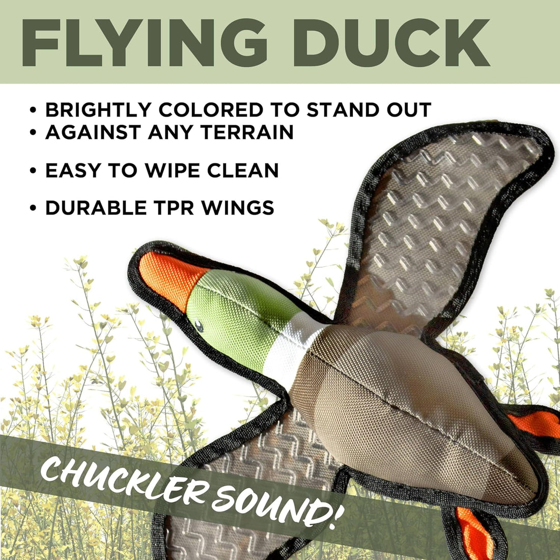 Durable Plush Dog Toy - Duck Dog Toy, Jumbo Outdoor Toy