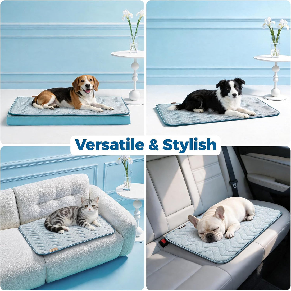 PPOLCA Waterproof Cooling Mat for Large Dogs