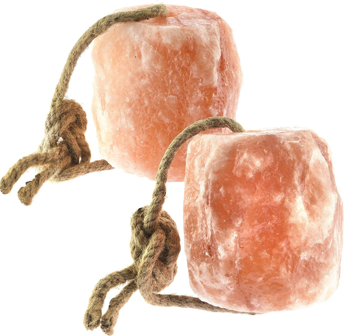 UMAID Himalayan Salt Lick 6 lbs on Rope for Horse, Deer