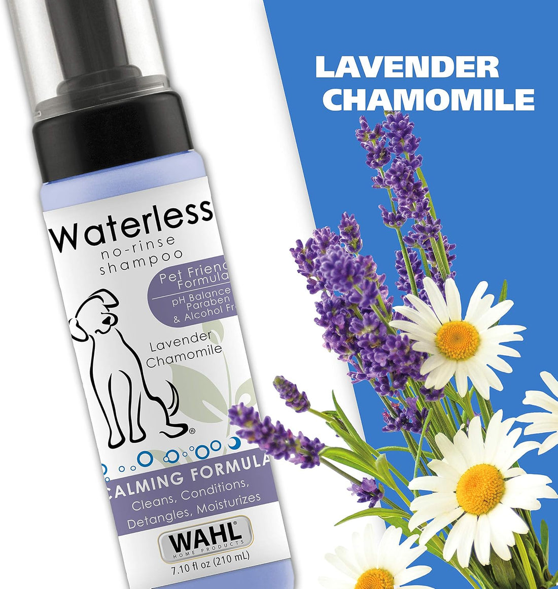 Wahl USA Pet Friendly Waterless No Rinse Shampoo for Animals