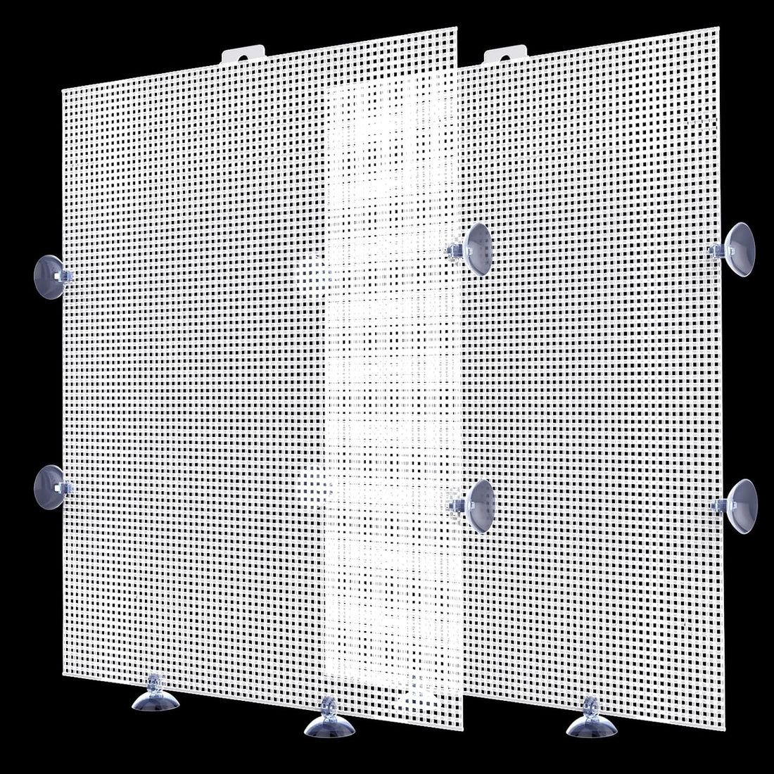 2 Pack Fish Tank Divider, Plastic Grid Cuttable Grid Plate Fish
