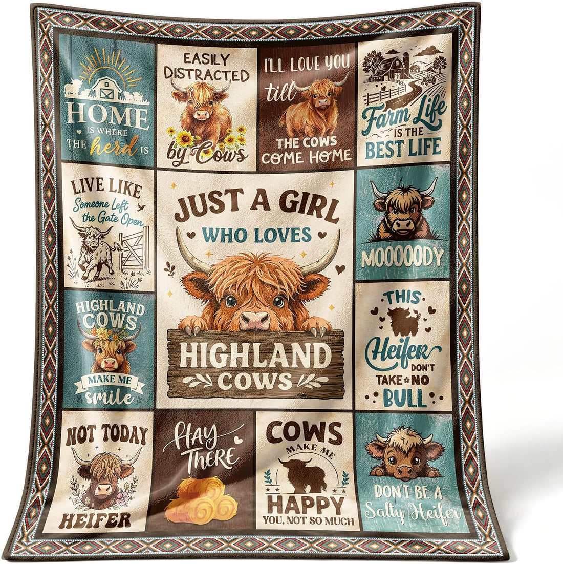 Horse Gifts for Women Girls Horse Throw Blanket 50×60 Inch