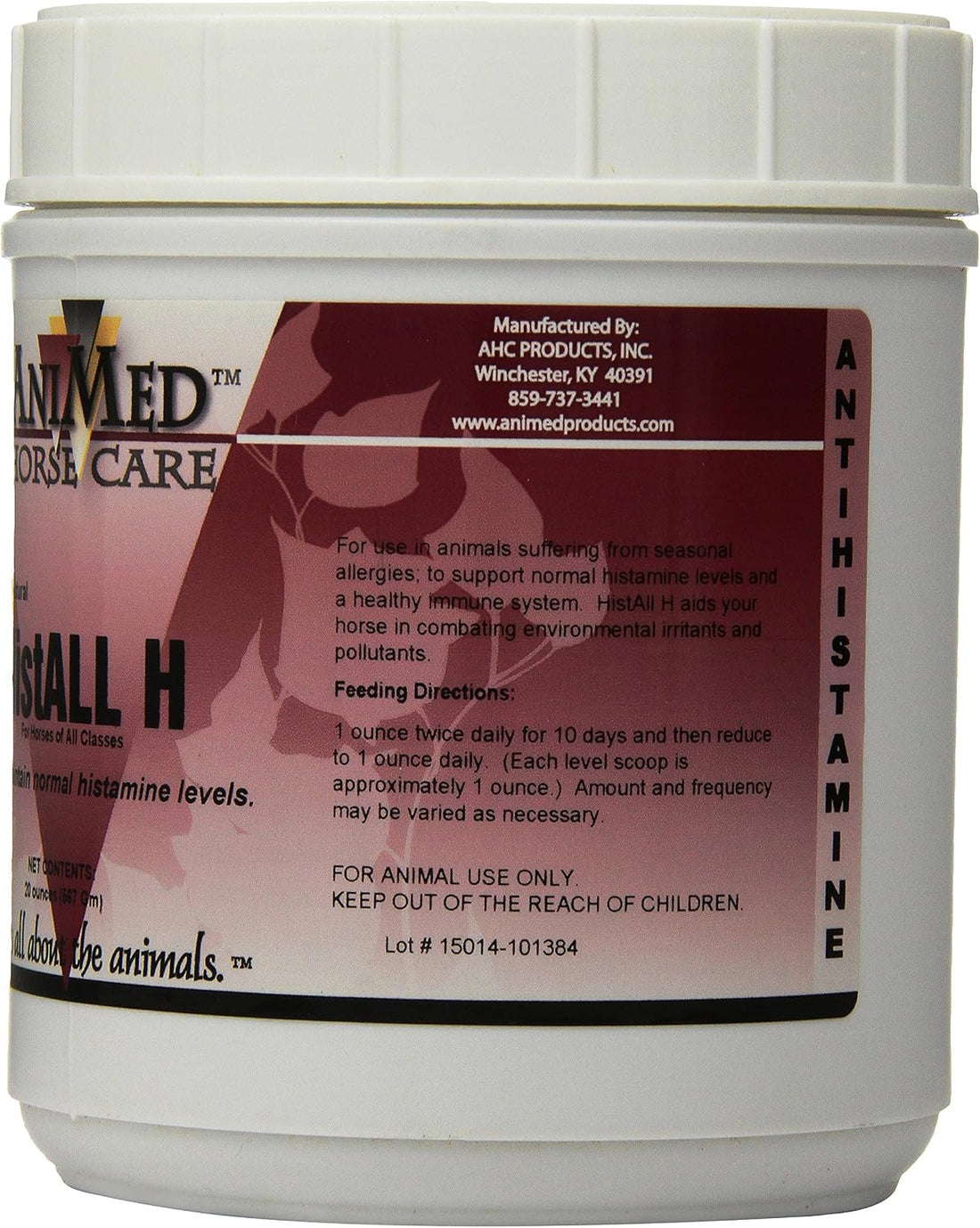 ANIMED Histall-H to Support Respiratory Health in Horses, 20-Ounce…