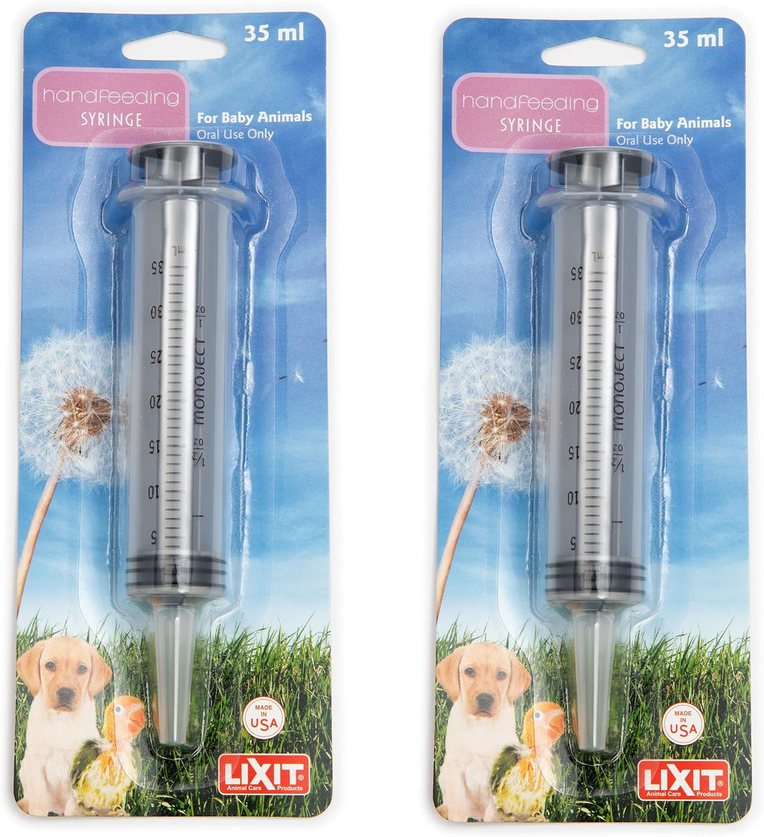 Lixit Hand Feeding Syringe, 35 ml