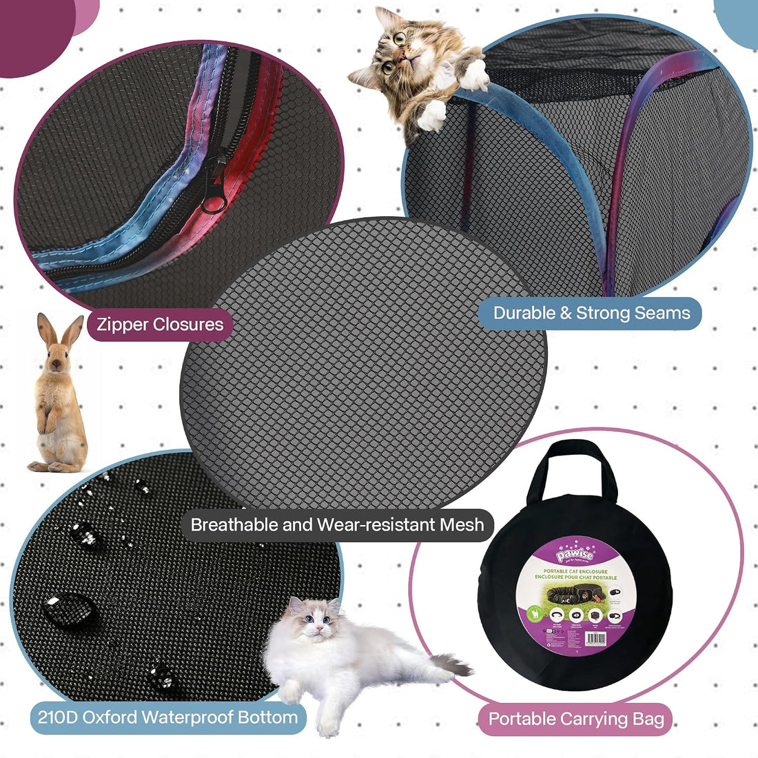 PAWISE Outdoor Cat Enclosure