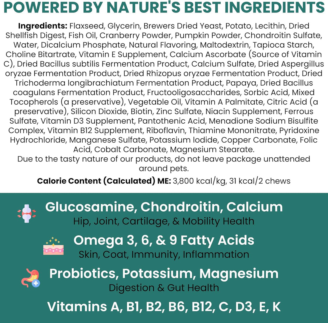Dog Multivitamin Chewable - Chew + Heal 12-in-1, 60 Ct, Puppy