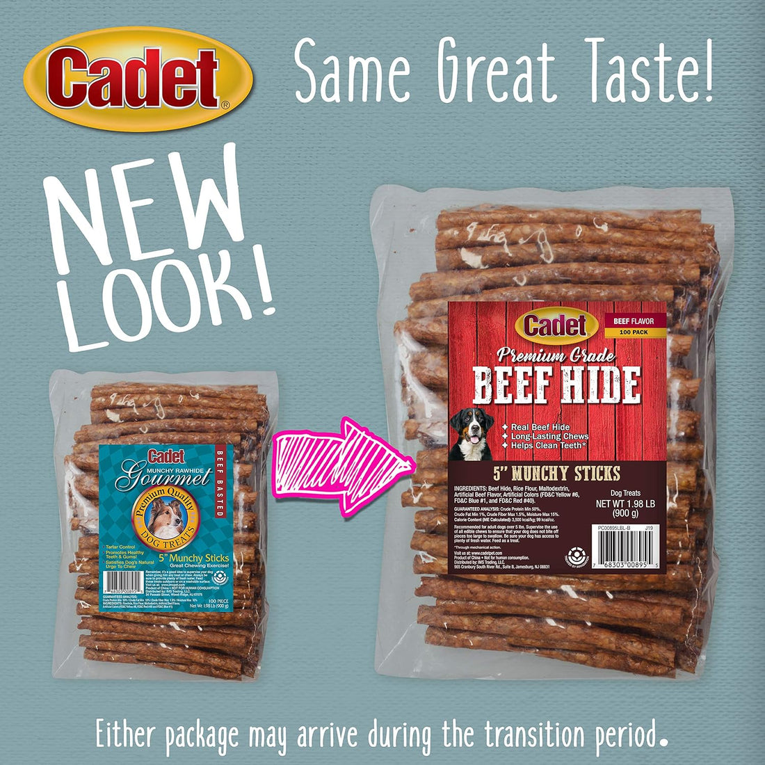 Cadet Premium Grade Beef Hide for Dogs