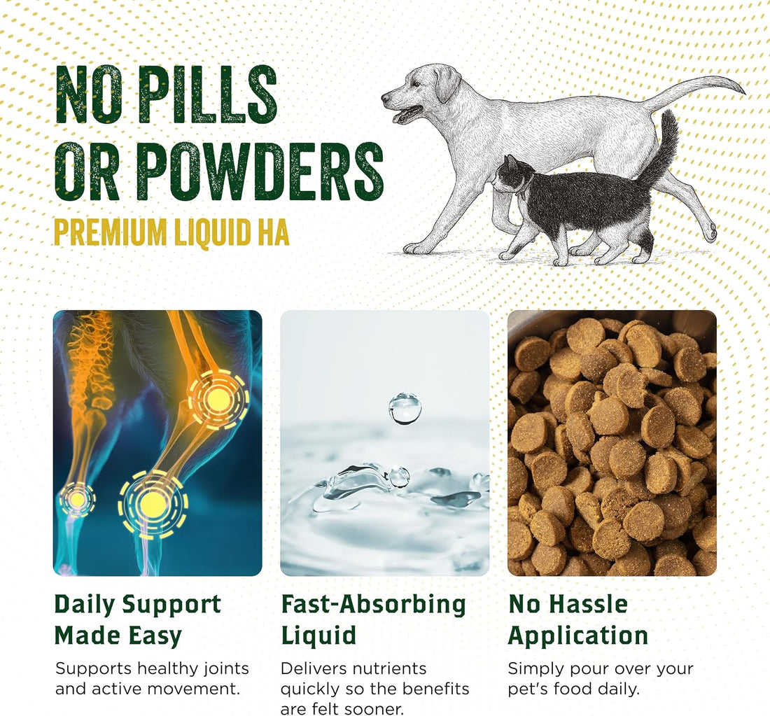 LubriSyn HA Hip & Joint Supplement Plus MSM for Pets, 8 oz