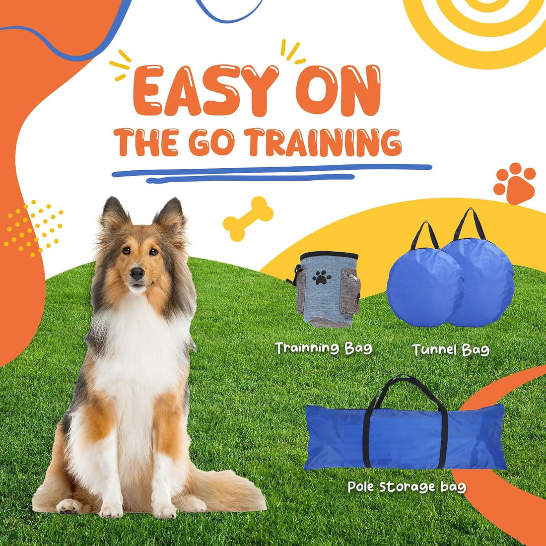 POPMOON Agility Training Equipment for Dogs